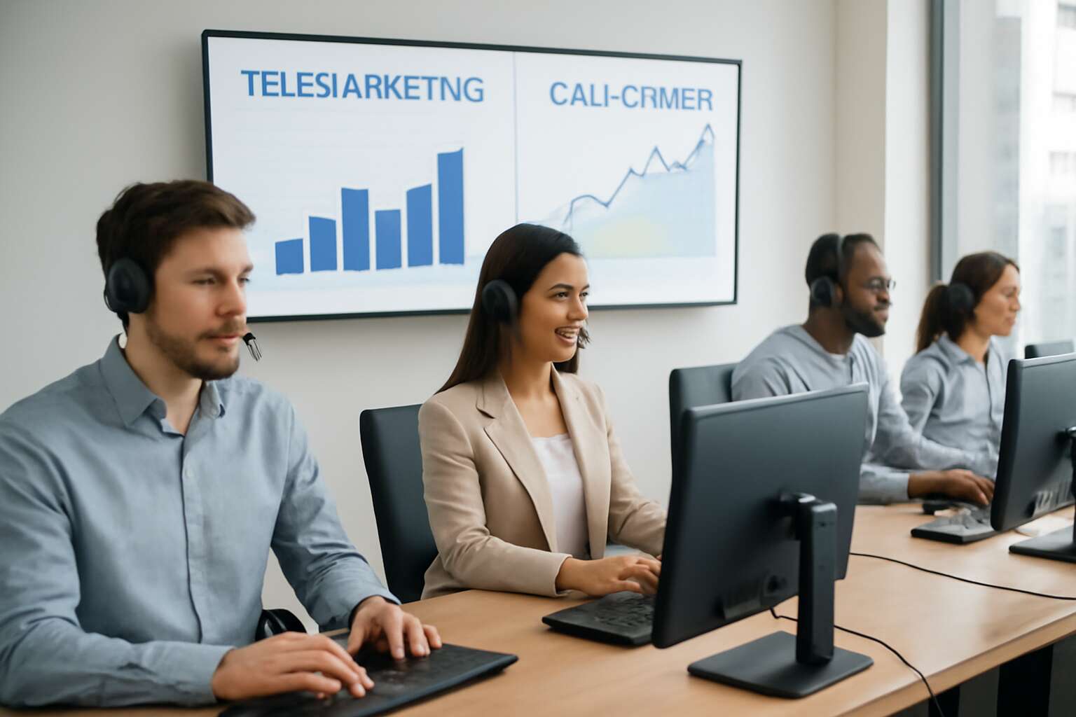 telemarketing vs call center